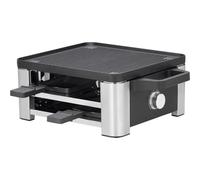 WMF 415390011 LONO Raclette für 4 Raclette Nero, Argento