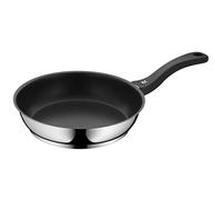 WMF 733646299 Devil Padella, Ø 24 cm, rivestita in acciaio inossidabile Cromargan, manico in plastica, adatto all'induzione