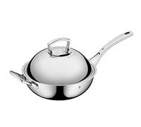 WMF 753506040 Multistrato-Wok con Coperchio in Metallo, 28 cm