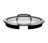 WMF 764206380 Function-4 coperchi 20 cm, con 4 funzioni di scolo, Vetro, Silicone, Acciaio Inox Cromargan lucidato, Lavabile in lavastoviglie, Colore: Nero, Inossidabile