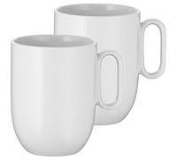 WMF Barista - Set di 2 tazze da caffè da 380 ml, in porcellana, lavabile in lavastoviglie