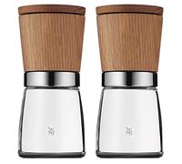 WMF Ceramill Nature 0652314500 Macinaspezie, Set da 2 Pezzi in Acciaio Inox e Legno