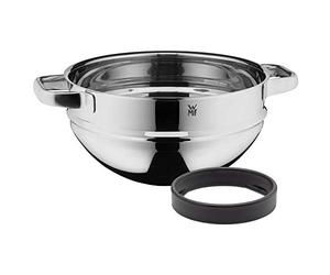 WMF Compact Cuisine - Ciotola per bagnomaria, impilabile, 24 cm, per bagnomaria, ciotola in acciaio INOX Cromargan lucidato, lavabile in lavastoviglie