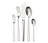 WMF Corvo - Set di Posate per 6 Persone, 30 Pezzi, in Acciaio Inox Cromargan Protect, AntiGraffio, Lavabile in lavastoviglie