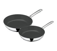 WMF Cromargan Devil Set Padelle, Acciaio Inossidabile, Argento, 48.5 x 30 x 14.5 cm