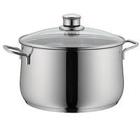 WMF Diadem Plus Casseruola alta con coperchio, in acciaio INOX 18/10, 24 cm