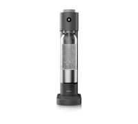 WMF Element One 0608116040 - Gorgogliatore a 3 livelli di frizzante, completamente automatico, salvaspazio, elegante cassa in acciaio inox, colore lava,