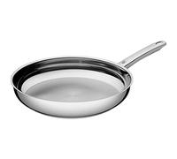 WMF Favorit - Padella in acciaio inox 18/10 Cromargan, 20 cm, senza rivestimento, adatta a tutti i tipi di cucine