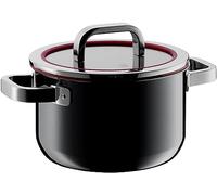 WMF FUSIONTEC 05.1730.5290 Pentola 3,7 L Rotondo Nero, Rosso - Pentole (3,7 L, Rotondo, Nero, Rosso, 250 °C, Vetro, 2 Pezzo())