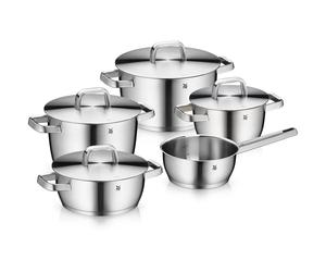 WMF Iconic 5-teilig Topf-Set - silber