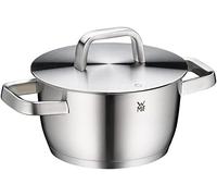 WMF Iconic - Pentola piccola 18 cm, coperchio in metallo, pentola a induzione 2,3 l, piccola pentola, acciaio inox Cromargan lucido, non rivestita
