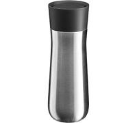 WMF Impulse - Tazza termica da 350 ml, con chiusura automatica, apertura a 360°, mantiene le bevande calde per 8 ore e fredde per 12 ore, colore: argento