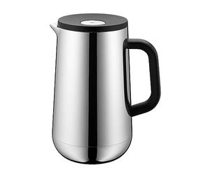 WMF Impulse - Thermos in Acciaio Inox, 1 l, per tè o caffè, Chiusura a Pressione, Mantiene Le Bevande Fredde e Calde per 24 Ore