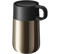 WMF Impulse Travel Mug, tazza termica in acciaio inox, 0,3 l, chiusura automatica, apertura a 360°, mantiene le bevande calde per 6 ore e fredde per 12 ore, marrone