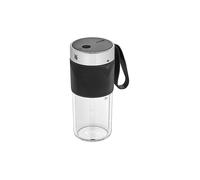 WMF KITCHENminis 0416700011 0,3 L Sbattitore con base 50 W Nero, Acciaio inox, Trasparente