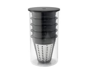 WMF KÜCHENminis Salat-to-go elektrische Reibe grigio/black 04 1640 0011