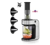 WMF KULT X, Affettatrice a Julienne per Verdure o Formaggio 1.2 l, 80 W, Argento