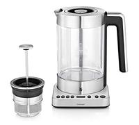 WMF Lono 0413160011 bollitore elettrico 1,7 L 3000 W Nero, Acciaio inox, Trasparente