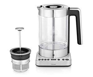 WMF Lono 0413160011 bouilloire 1,7 L 3000 W Noir, Acier inoxydable, Transparent