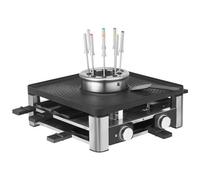 WMF - Lumero griglia per raclette 8 persona (e) 1960 W Colore Nero Acciaio inossidabile