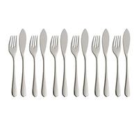 WMF Merit / 1140356346 - Confezione da 12 Pezzi in Cromargan Protect®