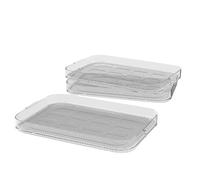 WMF 415960041 Set di 3 Griglie di Essiccazione per disidratatore da Cucina, Tritan, Trasparente