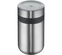 WMF my2Go - Contenitore termico per alimenti da 500 ml e contenitore aggiuntivo da 200 ml, ecologico, in acciaio inox Cromargan opaco, lavabile in lavastoviglie