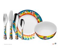 WMF Paw Patrol Kinder Geschirrset 6-Teilig Stoviglie Posate per Bambini in Acciaio Inox, dai 3 Anni in su, Cromargan Lucid, 18/10 lucidato, Multicolore
