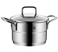 WMF Pentola piccola 16 cm, impilabile, pentola a induzione, adatta a tutti i tipi di fornelli, inclusa induzione, piccola pentola Cromargan in acciaio inox lucidato, lavabile in lavastoviglie