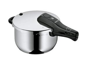 WMF - Perfect, pentola a Pressione, 4,5L Ø 22 cm, tacche di misurazione Interne, in cromargan e Acciaio Inox, Adatta a termoinduzione