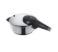 WMF Perfect Pentola a Pressione Premium, 3,0L, Cromargan Acciaio Inox Lucidato, Ø 22 cm, Adatto all' induzione, Lavabile in lavastoviglie, Acciaio