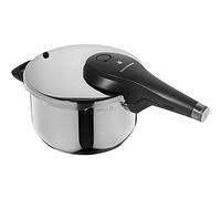 WMF Perfect Premium-Pentola a Pressione da 4,5 l, in Acciaio Inox Cromargan Lucido, 2 Livelli di Cottura, manopola all-in-One, Adatta per induzione, Lavabile in lavastoviglie, Ø 22 cm, Argento