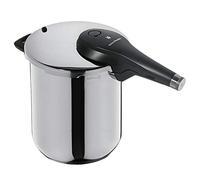 WMF Perfect Premium-Pentola a Pressione da 8,5 l, in Acciaio Inox Cromargan Lucido, 2 Livelli di Cottura, manopola all-in-One, Adatta a induzione, Lavabile in lavastoviglie, Ø 22 cm, Argento