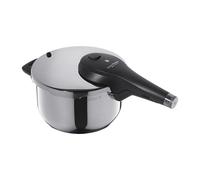 WMF Perfect Premium-Pentola a Pressione da 4,5 l, in Acciaio Inox Cromargan Lucido, 2 Livelli di Cottura, manopola all-in-One, Adatta per induzione, Lavabile in lavastoviglie, Ø 22 cm, Argento