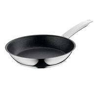 WMF Permadur Advance - Padella in acciaio inox con rivestimento in Cromargan, adatta al forno e alle piastre ad induzione, da 24 cm
