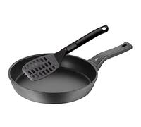 WMF Permadur Premium Rivestito con Padella Protettiva antifiamma, Nero, 28 cm