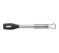 WMF BBQ Servierzange 32,5 cm Piccola Pinza per bistecche, Pesce, Verdure, meccanismo di bloccaggio, salvaspazio, Acciaio Inossidabile, Argento, Nero