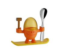 WMF Portauovo McEgg Bimbo con Cucchiaio Acciaio Inox, Plastica, Arancione