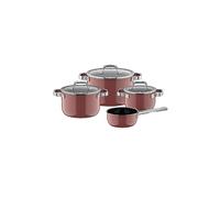WMF Set di pentole 4 pz. FUSIONTEC MINERAL PRO Quarzo Rosa bacca
