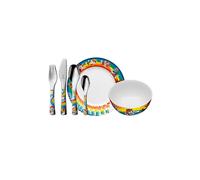 WMF Paw Patrol Kinder Geschirrset 6-Teilig Stoviglie Posate per Bambini in Acciaio Inox, dai 3 Anni in su, Cromargan Lucid, 18/10 lucidato, Multicolore