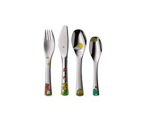 WMF Set di posate per bambini Janosch, 4 pezzi argento