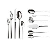 WMF Set di Posate Sonic per più Persone, costituito da Diversi Elementi, Acciaio Inox, Acciaio Inox, 66-Teilig