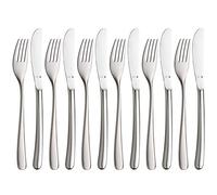WMF Set di Posate Vision per più Persone, costituito da Diversi Elementi, Acciaio Inox, Vision 12-Teilig Dessert-/Frühstücksbesteck