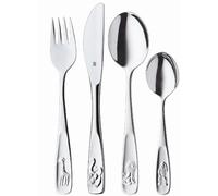 Pignr Animals Children's Cutlery, 4-Piece, from 3 Years, Cromargan Polished Stai
