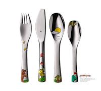 WMF Set posate bimbo Janosh, 4 pezzi, posate colorate, posate acciaio inox 18/10