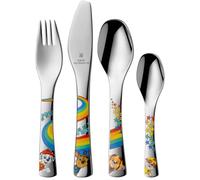 WMF Set Posate Bimbo Paw Patrol Acciaio Inox, Set 4 Pezzi con Coltello, Forchetta, Cucchiaio e Cucchiaino, per Bambini a Partire dai 3 Anni, in Cromargan Lucido, Lavabili in Lavastoviglie, 18/10
