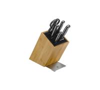 WMF Spitzenklasse Plus Set di coltelli con blocco FlexTec 6 pezzi in bambù marrone