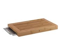 WMF Tagliere per pane con ciotola per briciole, 44 x 27 x 4,8 cm, in bambù, a griglia