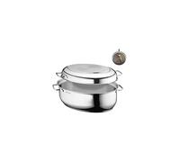 WMF Teglia extra con termometro 8,5 l Cromargan argento