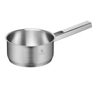 WMF Ultimate Cool - Casseruola da 16 cm, senza coperchio, piccola 1,4 l, a induzione, in acciaio INOX Cromargan opaco, non rivestito, a induzione con scala interna, lavabile in lavastoviglie